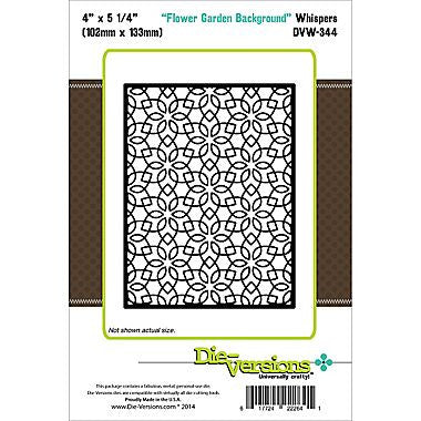 Suaje de Corte de Placa de Flores / Flower Garden Background Descontinuado Die-versions