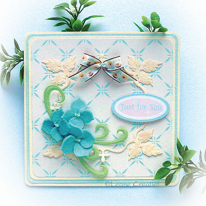 Suaje de Corte de Flor Hojas Petalos / Multi Die Flower 002 Descontinuado Leane Creatief