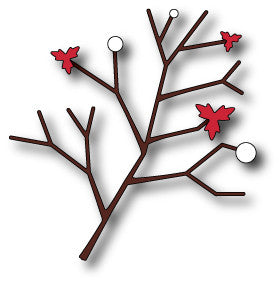 Suaje de Corte de Rama de Navidad / Flowering Winterberry Descontinuado Memory Box