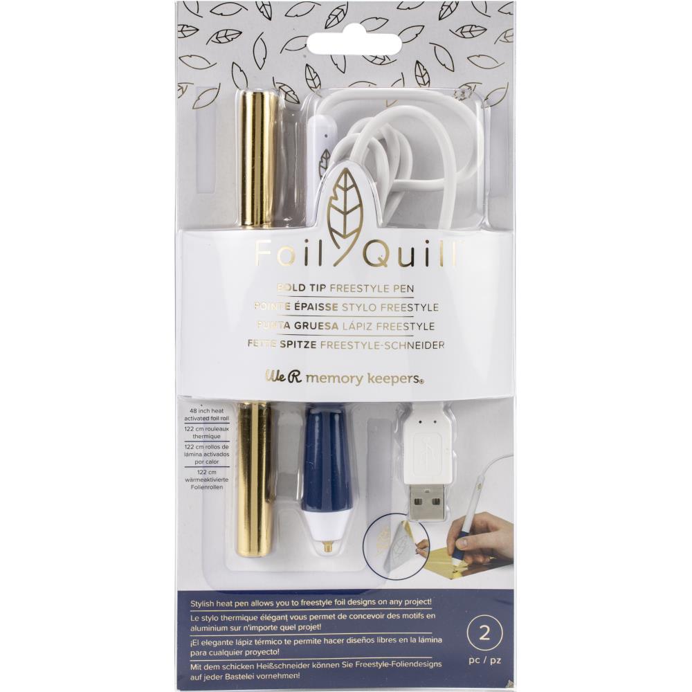 Foil Quill Bold Tip Freestyle Pen  / Bolígrafo Punta Gruesa Foil Quill a Mano Libre Herramientas We R Memory Keepers