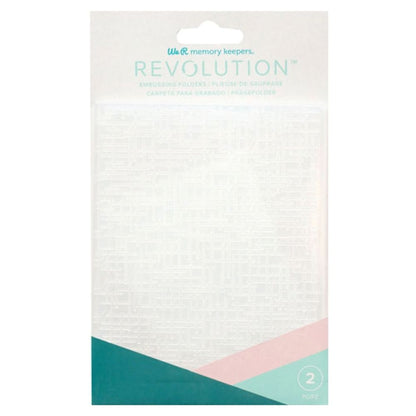 Woven and Honeycomb Embossing Folders / Folders de Grabado Tejido y Panal Descontinuado We R Memory Keepers