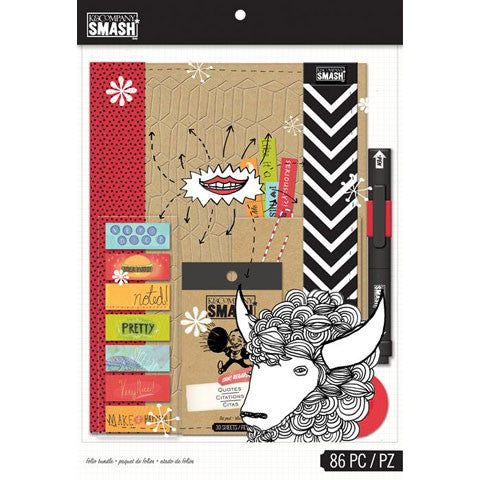 Smash Red Folio Bundle  / Kit de Cuaderno Rojo y Accesorios Descontinuado K &amp; Company