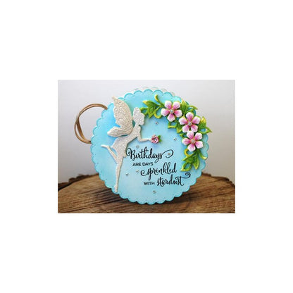 Pretty Silhouette Fairy Die / Suaje de Hada Descontinuado Frantic Stamper