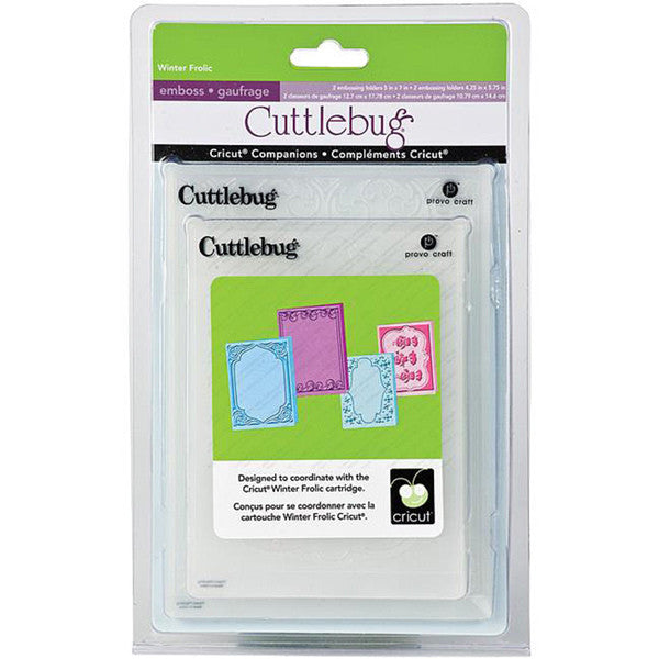 Winter Frolic / Folder de Grabado Descontinuado Cuttlebug