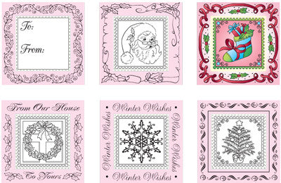 Stamping Square 37 Piece Set / Set de Sellos Intercambiables Sellos JustRite