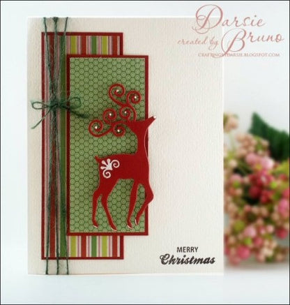 Suaje de Corte de Venado copo de Nieve y Borde / Frosty Forms Descontinuado Spellbinders