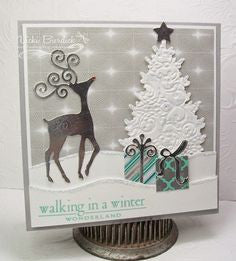 Suaje de Corte de Venado copo de Nieve y Borde / Frosty Forms Descontinuado Spellbinders