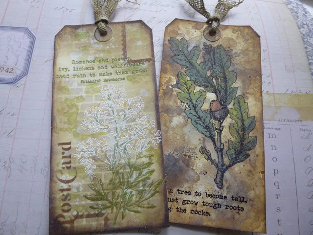 Tim Holtz Distress Oxide Frayed Burlap / Cojin de Tinta Efecto Oxidado Gris Tintas Ranger