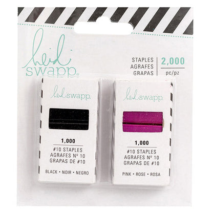 Color Fresh Staples / Grapas de Colores Descontinuado Heidi Swapp