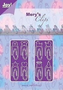 Suaje de corte de Clips / Mery´s Clips Dies Descontinuado Joy Crafts