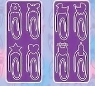 Suaje de corte de Clips / Mery´s Clips Dies Descontinuado Joy Crafts