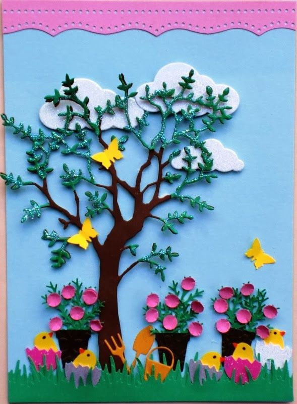 Suaje de Corte De Macetas / Garden Pots Descontinuado Memory Box