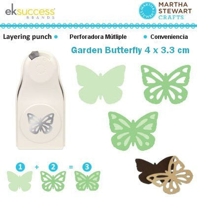 Layering Punch Garden Butterfly / Perforadora 3 en 1 de Mariposa Descontinuado Martha Stewart