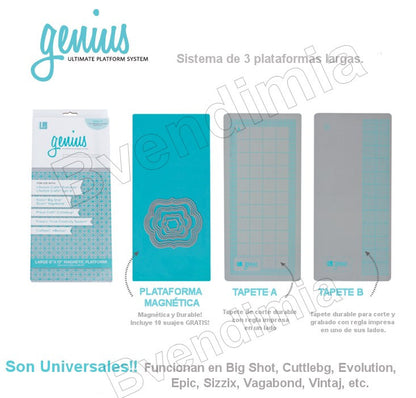 Genius Ultimate Platform System / Plataformas de Corte Largas Descontinuado We R Memory Keepers