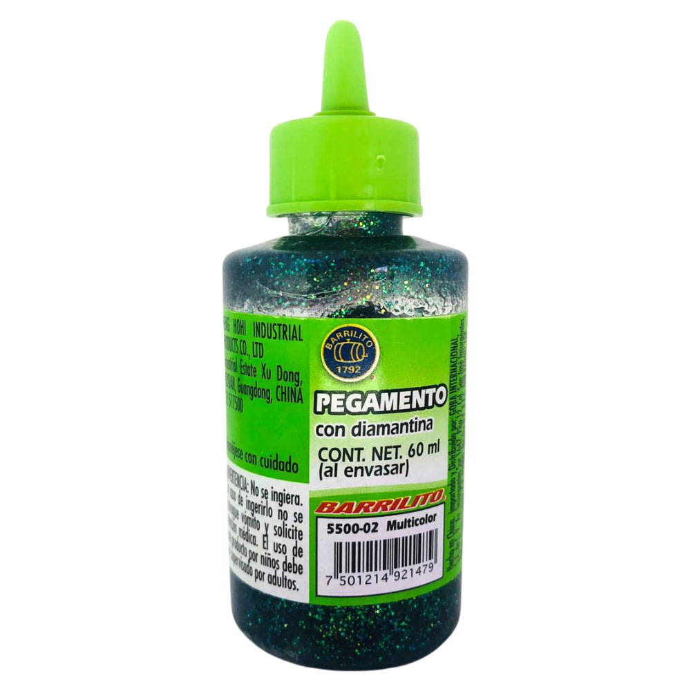 Pegamento Diamantina Fina Color Multicolor Adhesivos / Pegamentos Barrilito