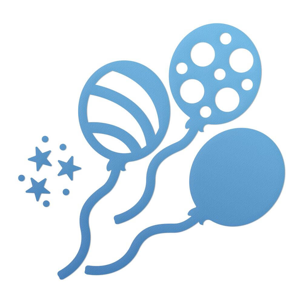 Balloons Mini Dies / Suajes de Globos Descontinuado Couture Creations