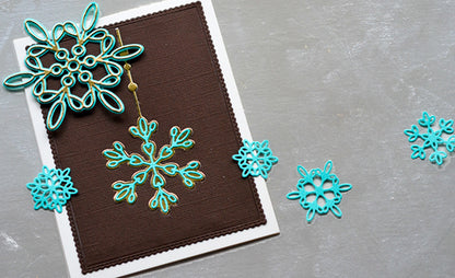Hanging Evelyn Snowflake Die / Suaje de Copo de Nieve Descontinuado Memory Box