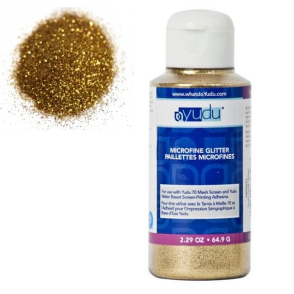 Gold Microfine Glitter / Diamantina Ultra Fina Dorada Descontinuado Yudu