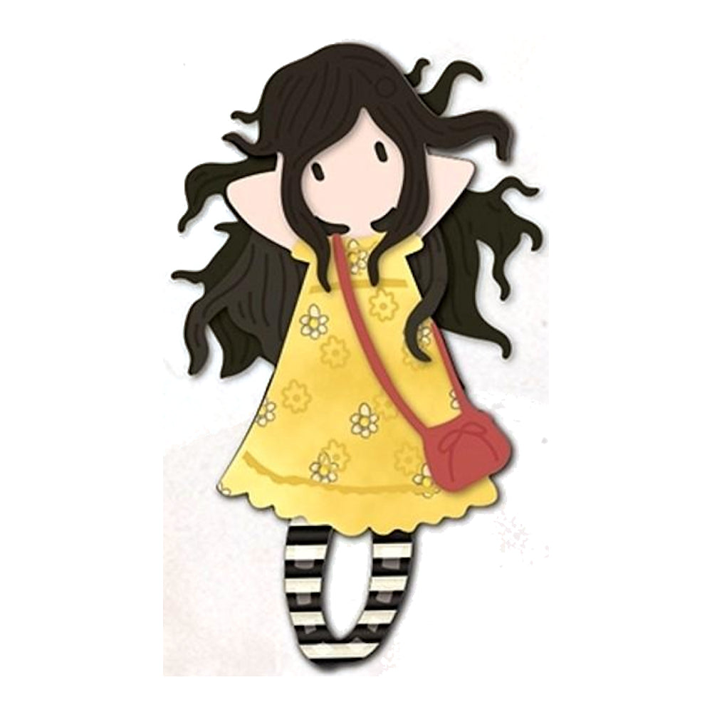 Gorjuss Postal Spring At Last Dies / Suajes de Corte Gorjuss Por Fin Descontinuado DoCrafts