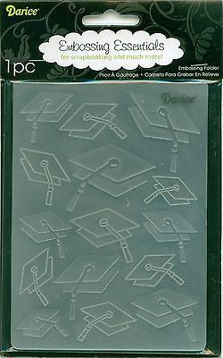 Embossing Graduation Hat Background / Folder de Grabado Graduacion Descontinuado Darice