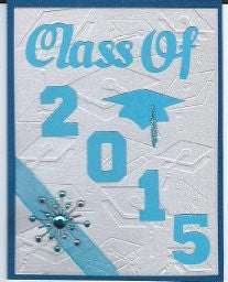 Embossing Graduation Hat Background / Folder de Grabado Graduacion Descontinuado Darice