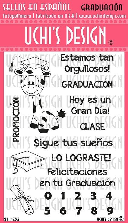 Sellos de Polímero Graduacion Descontinuado Uchis Desing