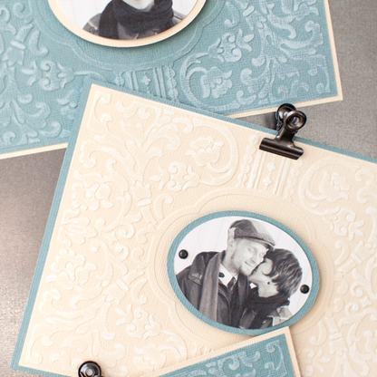 Baroque Vine Frame Embossing Folder / Folder de Grabado Barroco Descontinuado Cricut