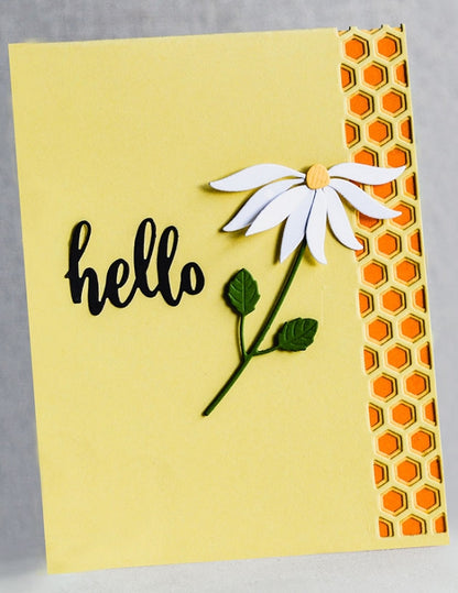 Hello Die  / Suaje de Hello Dados de Corte / Suajes / Troqueles Poppy Stamps