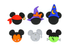 Disney Mickey & Minnie Halloween Hats / Mickey Halloween Descontinuado Disney