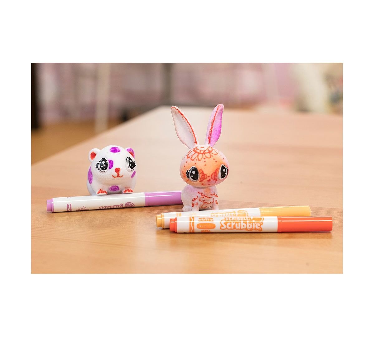 Scribble Scrubbie Pets Rabbit &amp; Hamster / Dibujo 3D Conejo y Hamster Descontinuado Crayola