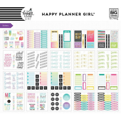 Happy Planner Healthy Hero Stickers / Estampas Para Planificador Descontinuado Me &amp; My Big Ideas