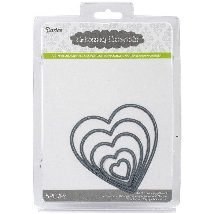 Darice Nesting Harts Die / Suaje Corazones Descontinuado Darice