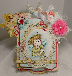 Stamp Cling Tilda With Floating Heart / Sello Cling Tilda Muñeca Descontinuado Magnolia