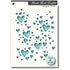 Hearts Heart Confetti Stencil / Plantilla de Corazones Descontinuado Memory Box