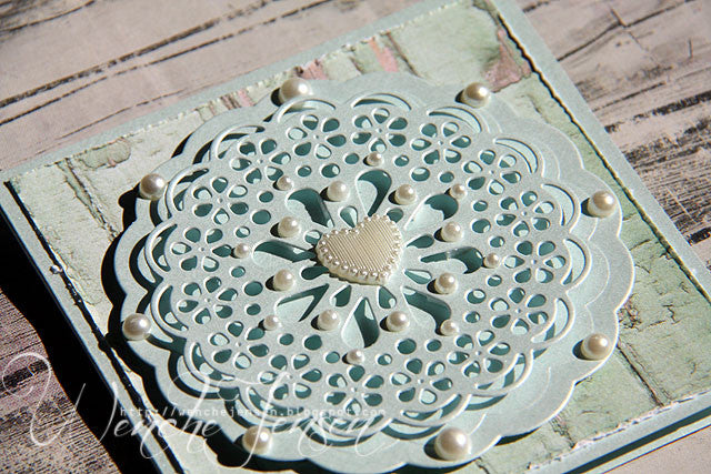 Thinlits Hello Doily Die / Suaje de Corte Florecer Elegante Descontinuado Sizzix