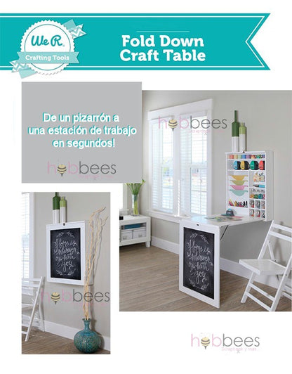 Fold Down Table / Mesa Plegable para Manualidades Descontinuado We R Memory Keepers