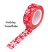 Washi Trendy Tape Holiday Snowflakes / Cinta Adhesiva Descontinuado Queen&Co