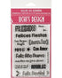 Clear Stamps Hollidays / Sellos De Polimero Días Festivos Descontinuado Uchis Desing