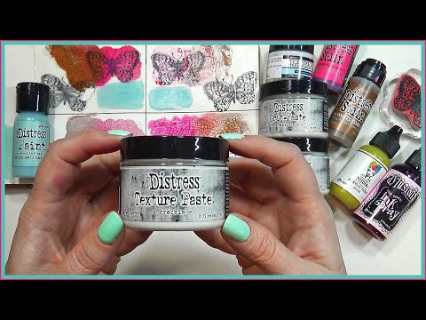 Tim Holtz Distress Grit Paste Translucent / Pasta de Arena Translúcida Medios Mixtos y Pastas Texturizadoras Tim Holtz