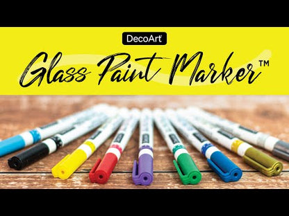 Glass Paint Marker Brown / Rotulador para Vidrio y Cerámica Marrón Marcadores &amp; Plumones DecoArt