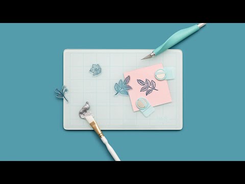 Magnetic Glass Mat 9&quot; x 6&quot; / Tapete magnético de vidrio Tapetes, Mats We R Memory Keepers