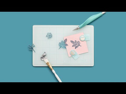 Magnetic Glass Mat 9&quot; x 6&quot; / Tapete magnético de vidrio Tapetes, Mats We R Memory Keepers