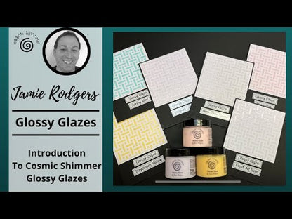 Cosmic Shimmer Glossy Glaze Honeydew Melon / Gel de Textura Melón Dulce Medios Mixtos y Pastas Texturizadoras Creative Expressions