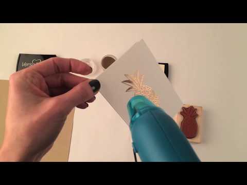 Bubbly Embossing Powder / Polvo de Embossing Blanco Ahuesado Polvos de Embossing Ranger