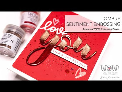 Minty Embossing Powder / Polvo de Embossing Menta Translúcido Polvos de Embossing Wow!