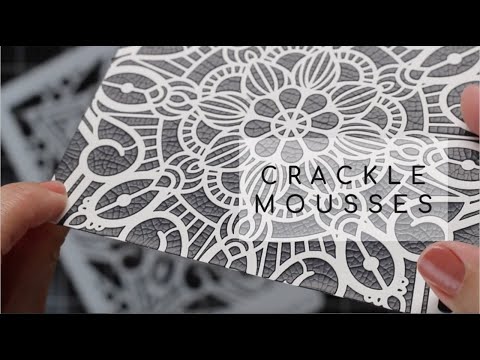 Crackle Mousse Egyptian Gold / Pasta Para Decorar Acabado Craquelado Oro Pastas Texturizadoras y Medios Mixtos Nuvo