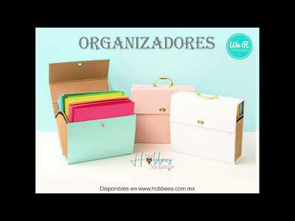 Accordion Paper Storage Mint / Organizador Tipo Acordeón para Papel Descontinuado We R Memory Keepers