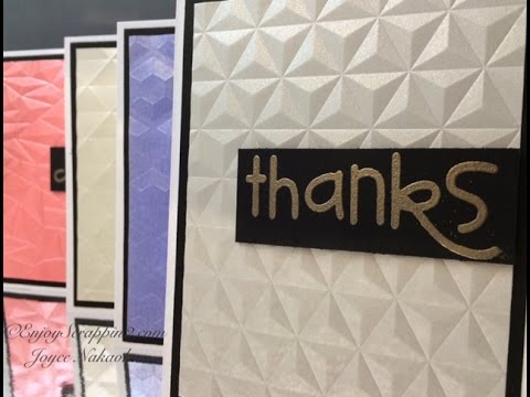 Next Level 3D Embossing Folders Geometric / Folders de Grabado Profundo Geometrico Folders de Grabado We R Memory Keepers