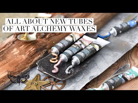 Finnabair Art Alchemy Metallique Wax Emerald / Pintura en Cera Metálica Esmeralda Pintura y Medios Mixtos Prima Marketing