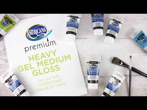 Acrylic Gel Medium Gloss White / Gel Acrílico Medio Brillante Blanco Medios Mixtos y Pastas Texturizadoras DecoArt